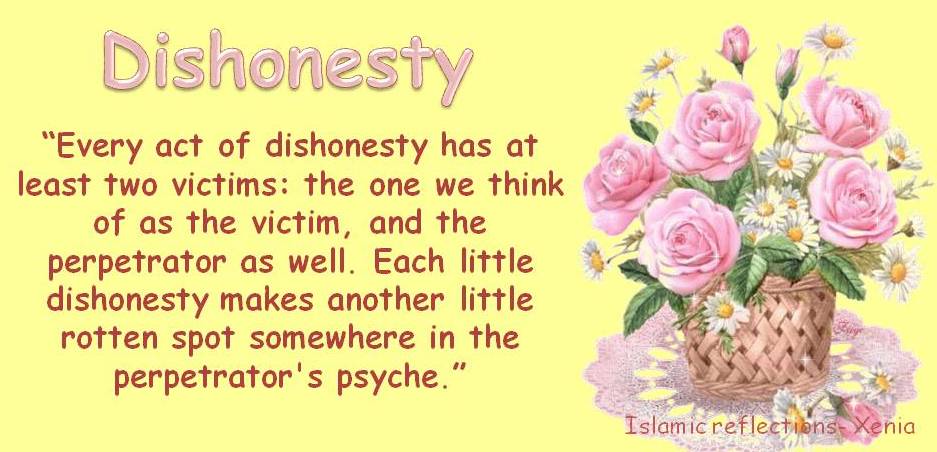 Famous Quotes About Dishonest Sualci Quotes 2019