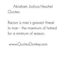 Abraham Joshua Heschel's quote