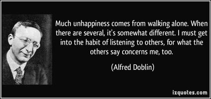 Alfred Doblin's quote