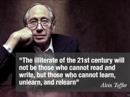 Alvin Toffler's quote