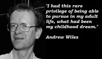 Andrew Wiles's quote