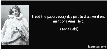 Anna Held's quote