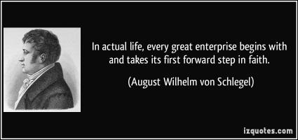 August Wilhelm von Schlegel's quote