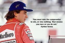 Ayrton Senna's quote