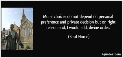 Basil Hume's quote