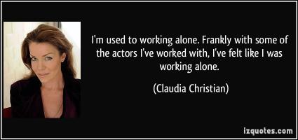 Claudia Christian's quote