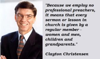 Clayton Christensen's quote