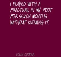 Colin Cooper's quote