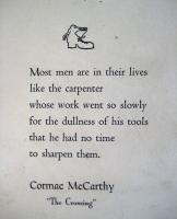Cormac McCarthy's quote