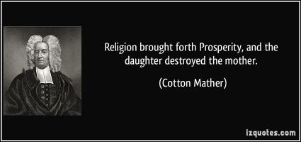 Cotton Mather's quote