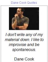 Dane Cook's quote