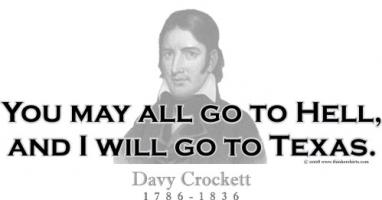 Davy Crockett's quote