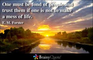 E. M. Forster's quote