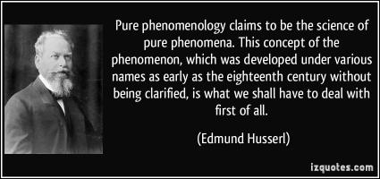 Edmund Husserl's quote