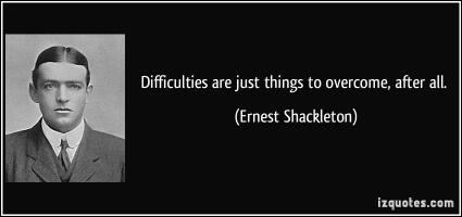 Ernest Shackleton's quote