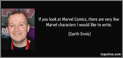 Garth Ennis's quote