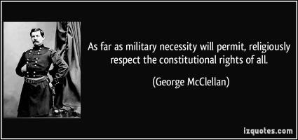 George McClellan's quote