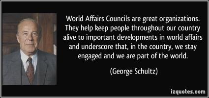 George Schultz's quote