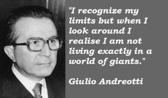 Giulio Andreotti's quote