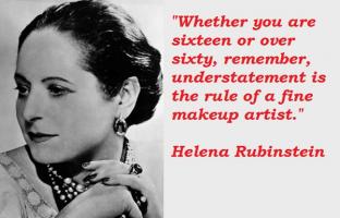 Helena Rubinstein's quote