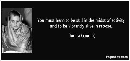 Indira Gandhi's quote