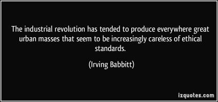 Irving Babbitt's quote