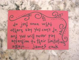 James Cook's quote