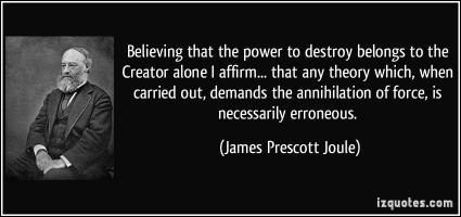 James Prescott Joule's quote