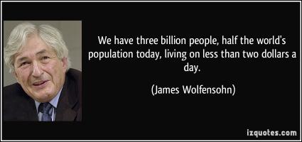 James Wolfensohn's quote