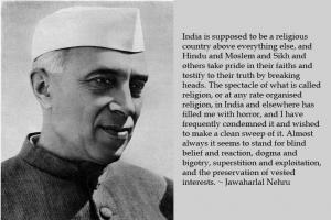 Jawaharlal Nehru's quote