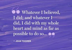 Jean Toomer's quote