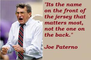 Joe Paterno's quote