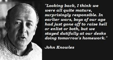 John Knowles's quote