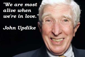 John Updike's quote