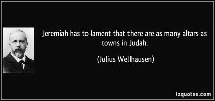 Julius Wellhausen's quote