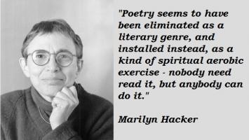 Marilyn Hacker's quote