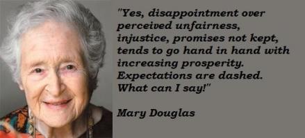 Mary Douglas's quote