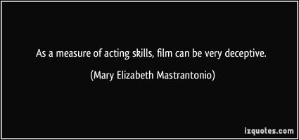 Mary Elizabeth Mastrantonio's quote