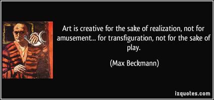 Max Beckmann's quote