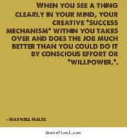 Maxwell Maltz's quote