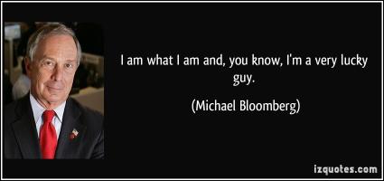 Michael Bloomberg's quote