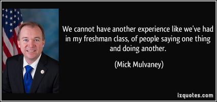 Mick Mulvaney's quote