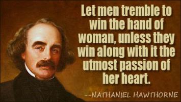 Nathaniel Hawthorne's quote