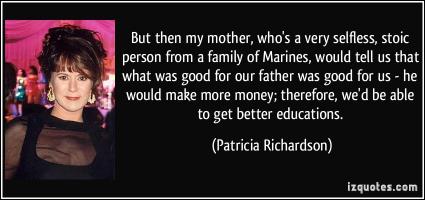 Patricia Richardson's quote