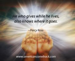 Percy Ross's quote