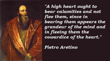 Pietro Aretino's quote