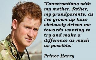 Prince Harry's quote