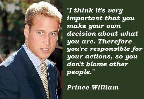 Prince William's quote