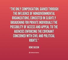 Rene Cassin's quote