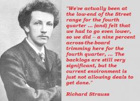 Richard Strauss's quote